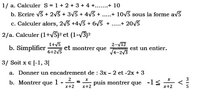 Activités numériques II: Exercice 117