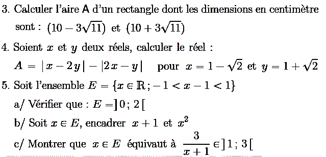 Activités numériques II: Exercice 114