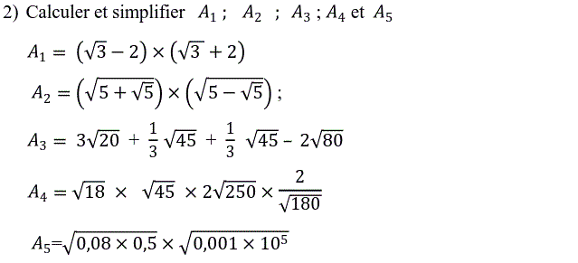 Activités numériques II: Exercice 103