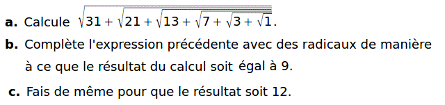 Activités numériques II: Exercice 54