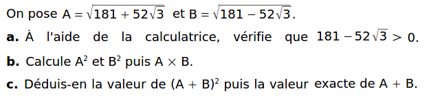Activités numériques II: Exercice 36