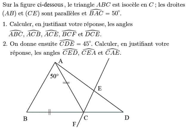 Angles: Exercice 18