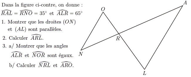 Angles: Exercice 3