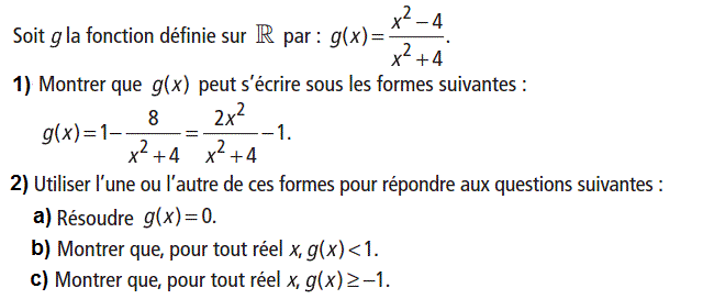 Equations et inéquations: Exercice 38