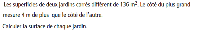 Equations et inéquations: Exercice 70