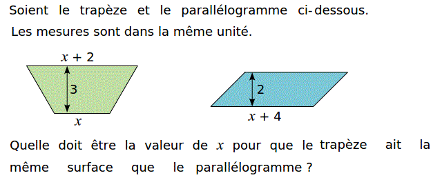 Equations et inéquations: Exercice 80