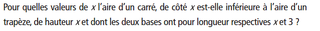 Equations et inéquations: Exercice 63