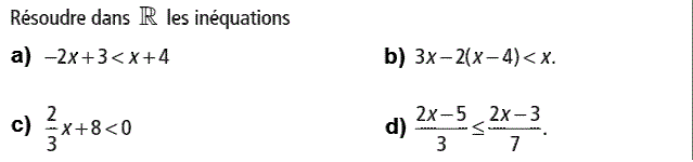 Equations et inéquations: Exercice 32
