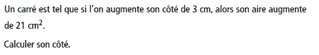 Equations et inéquations: Exercice 35