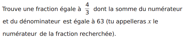 Equations et inéquations: Exercice 51