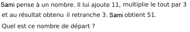 Equations et inéquations: Exercice 54