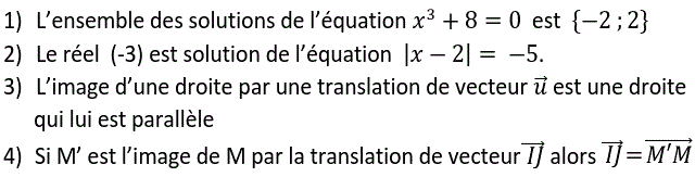 QCM: Exercice 11