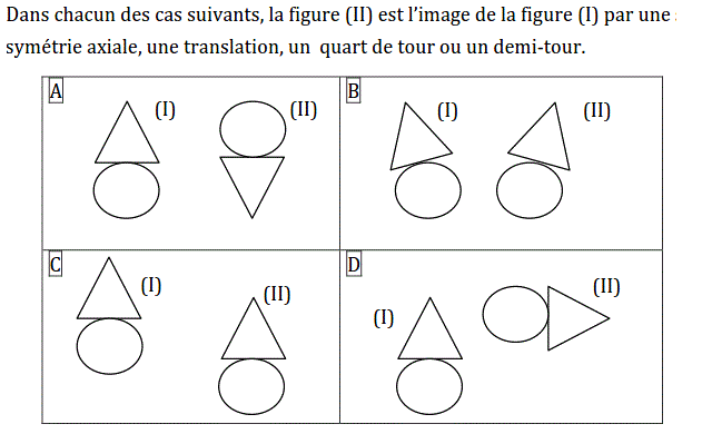 Quart de tour: Exercice 3