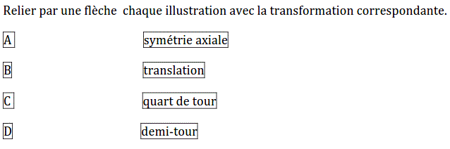 Quart de tour: Exercice 2