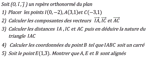 Quart de tour: Exercice 20