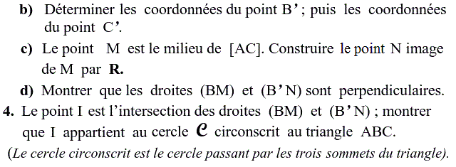 Quart de tour: Exercice 28