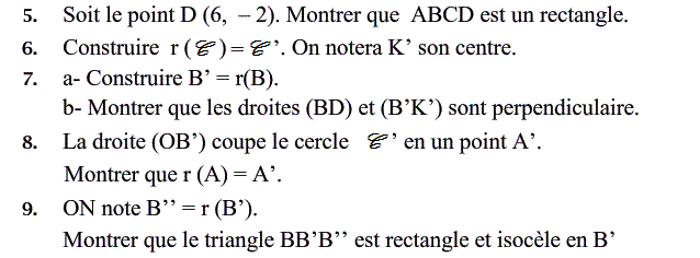 Quart de tour: Exercice 27