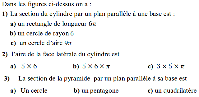 Sections planes solide: Exercice 13