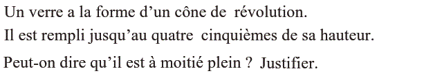 Sections planes solide: Exercice 2