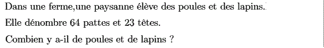 Système de deux équations: Exercice 42