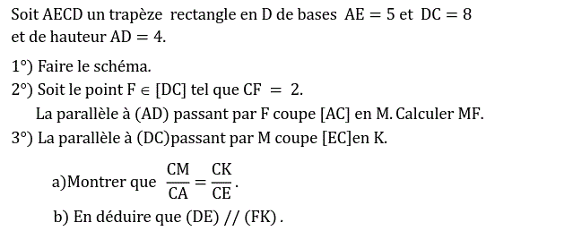 Thales: Exercice 18