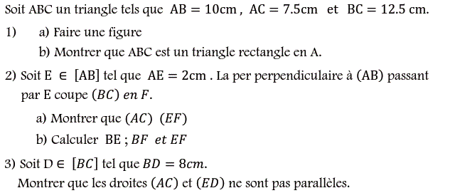 Thales: Exercice 38