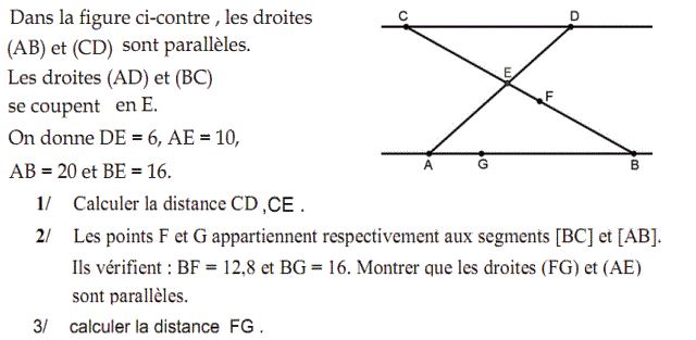 Thales: Exercice 7