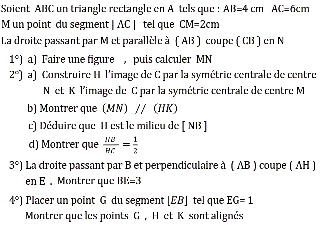 Thales: Exercice 59