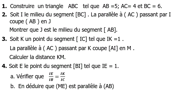 Thales: Exercice 31