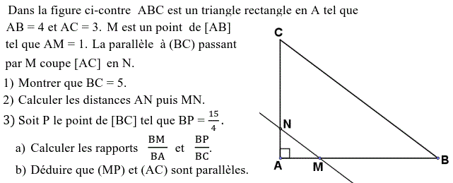 Thales: Exercice 9