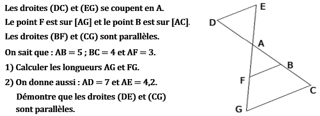 Thales: Exercice 9