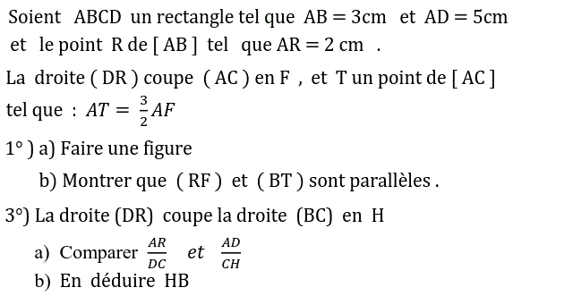 Thales: Exercice 29