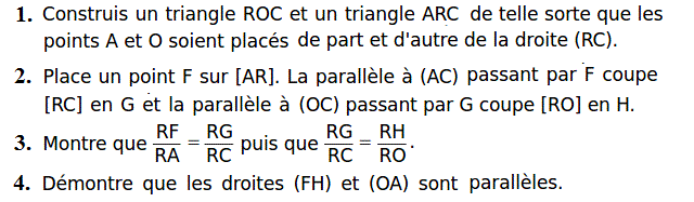 Thales: Exercice 26