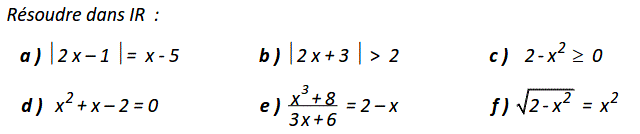 Problèmes du 1er et du second degré: Exercice 15