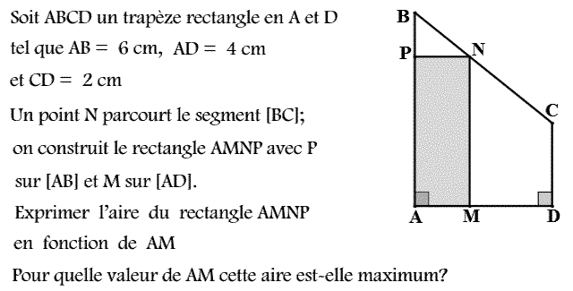 Problèmes du 1er et du second degré: Exercice 93