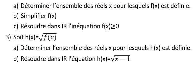 Problèmes du 1er et du second degré: Exercice 101