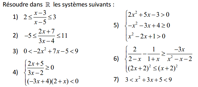 Problèmes du 1er et du second degré: Exercice 97