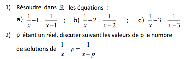 Problèmes du 1er et du second degré: Exercice 32