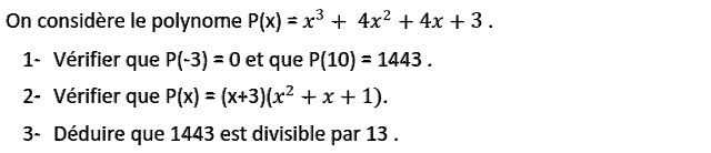 Arithmetique: Exercice 14