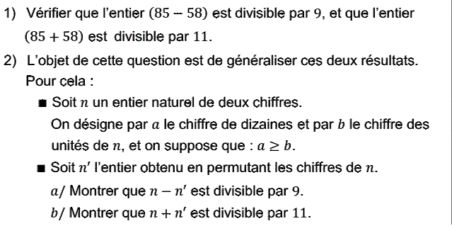 Arithmetique: Exercice 36