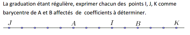 Barycentre: Exercice 2