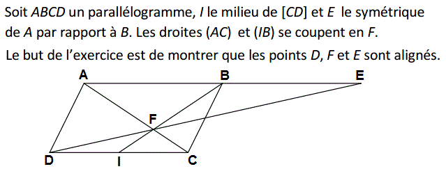Barycentre: Exercice 36