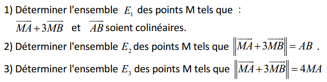 Barycentre: Exercice 75