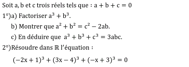 Calcul dans IR: Exercice 35