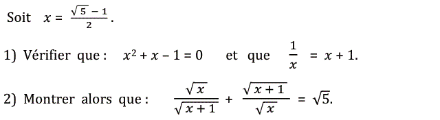 Calcul dans IR: Exercice 13