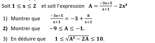 Calcul dans IR: Exercice 28
