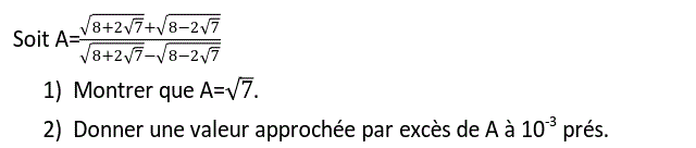 Calcul dans IR: Exercice 2