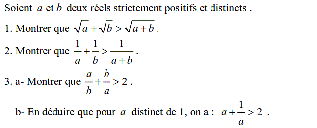Calcul dans IR: Exercice 64