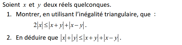 Calcul dans IR: Exercice 51