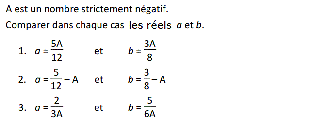 Calcul dans IR: Exercice 12